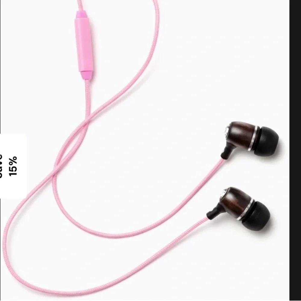 Pink In-Ear Headphones